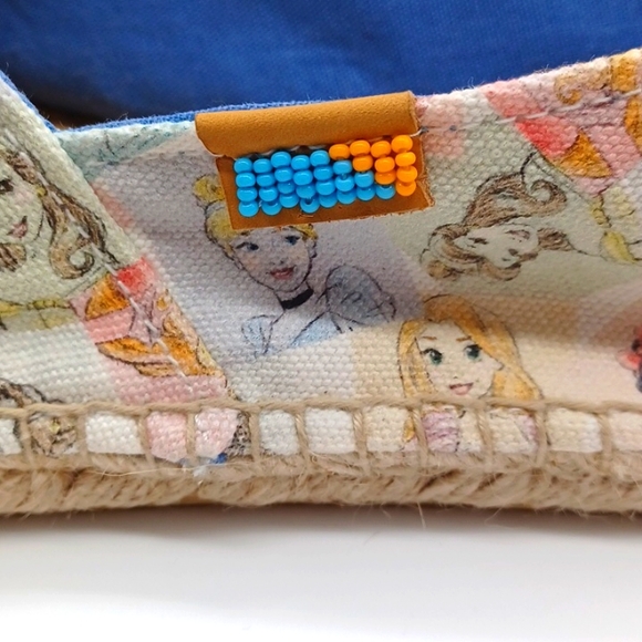 Disney Princess Pastel Portraits Ubuntu Espadrille Shoes Handmade SZ 8.5 NWOT - Picture 9 of 16